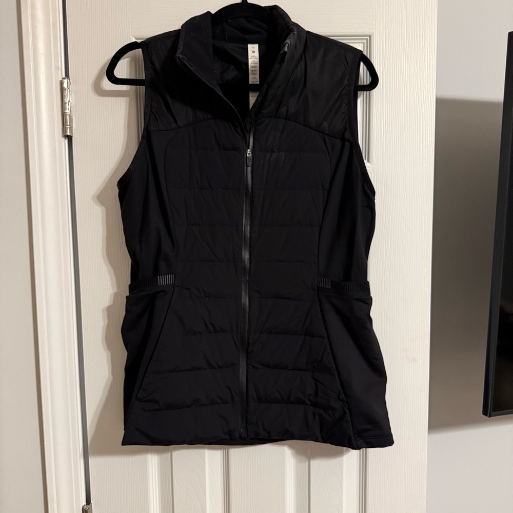 lululemon athletica Black Quilted Athletic Vest